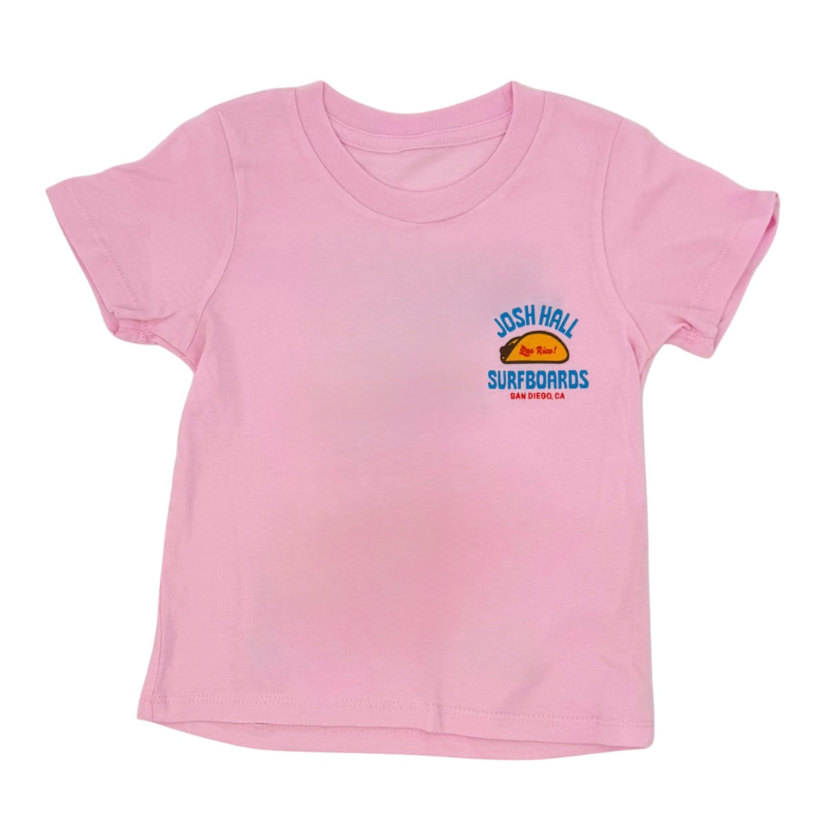 Taco Logo Toddler Tee Shirt - Pink