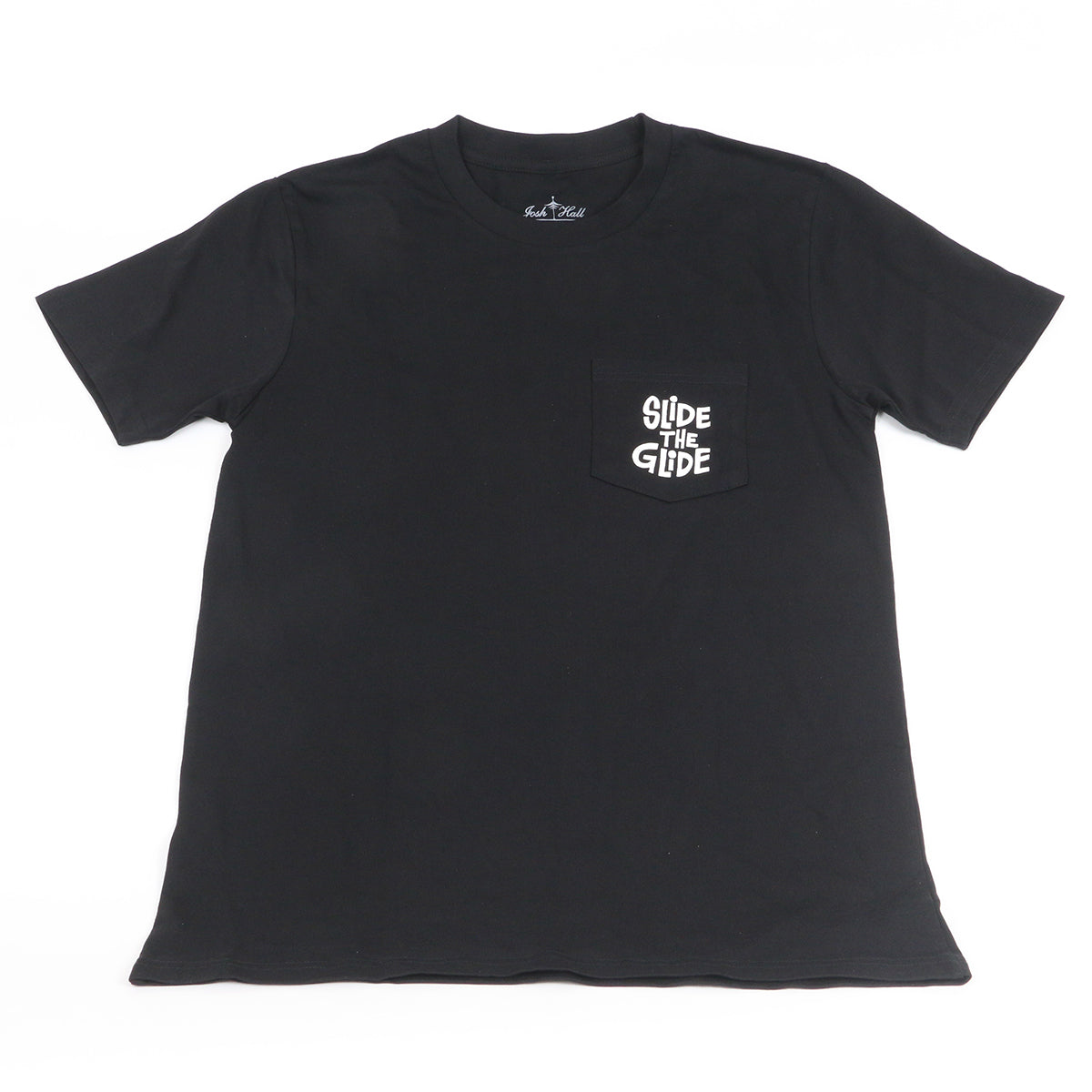Slide the Glide Pocket Tee in Black by Yusuke Hanai