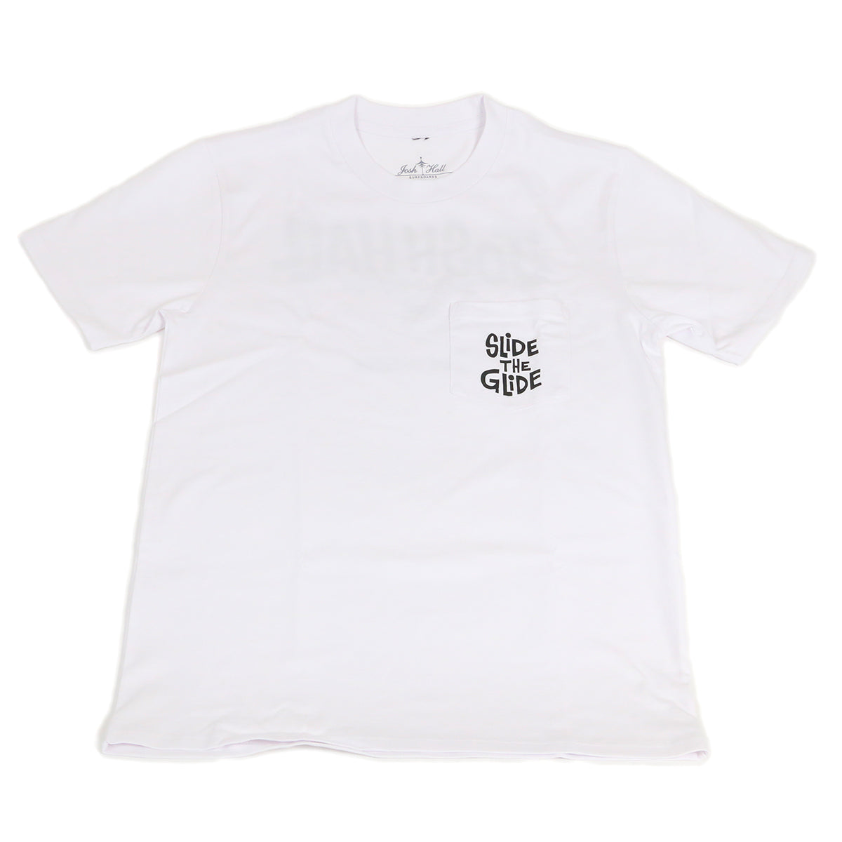 Slide the Glide Pocket Tee in White by Yusuke Hanai