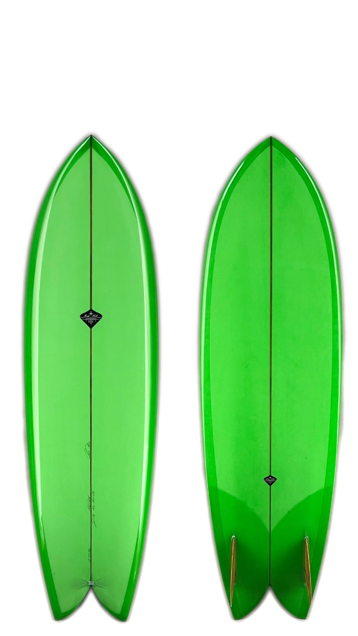 サーフィン・ボディボード Josh Hall Fish 7'6 Josh Hall Fish Simmons Twin