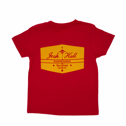 Hex Logo Toddler Tee Shirt - Red
