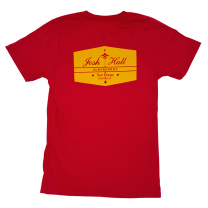 Hex Logo Youth Tee Shirt - Red