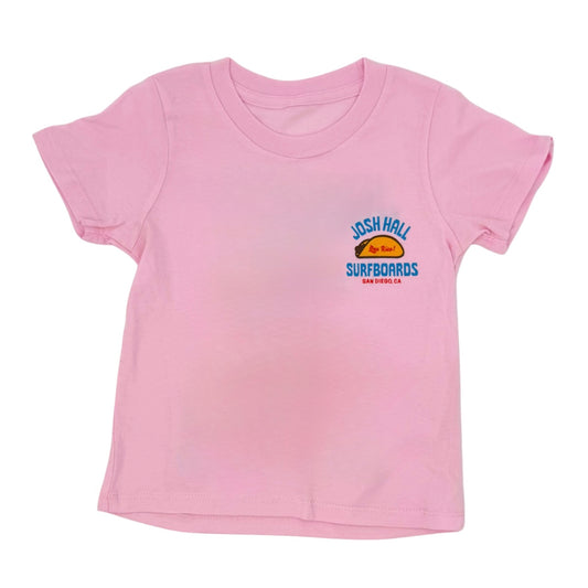 Taco Logo Toddler Tee Shirt - Pink