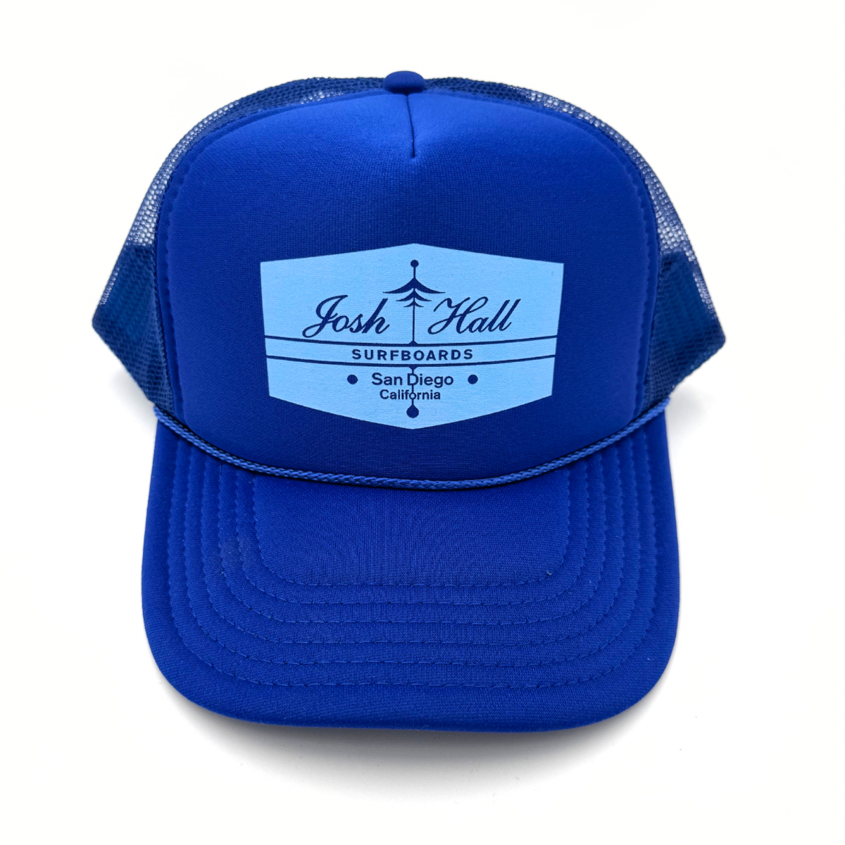 Hex Logo Trucker Hat - Blue