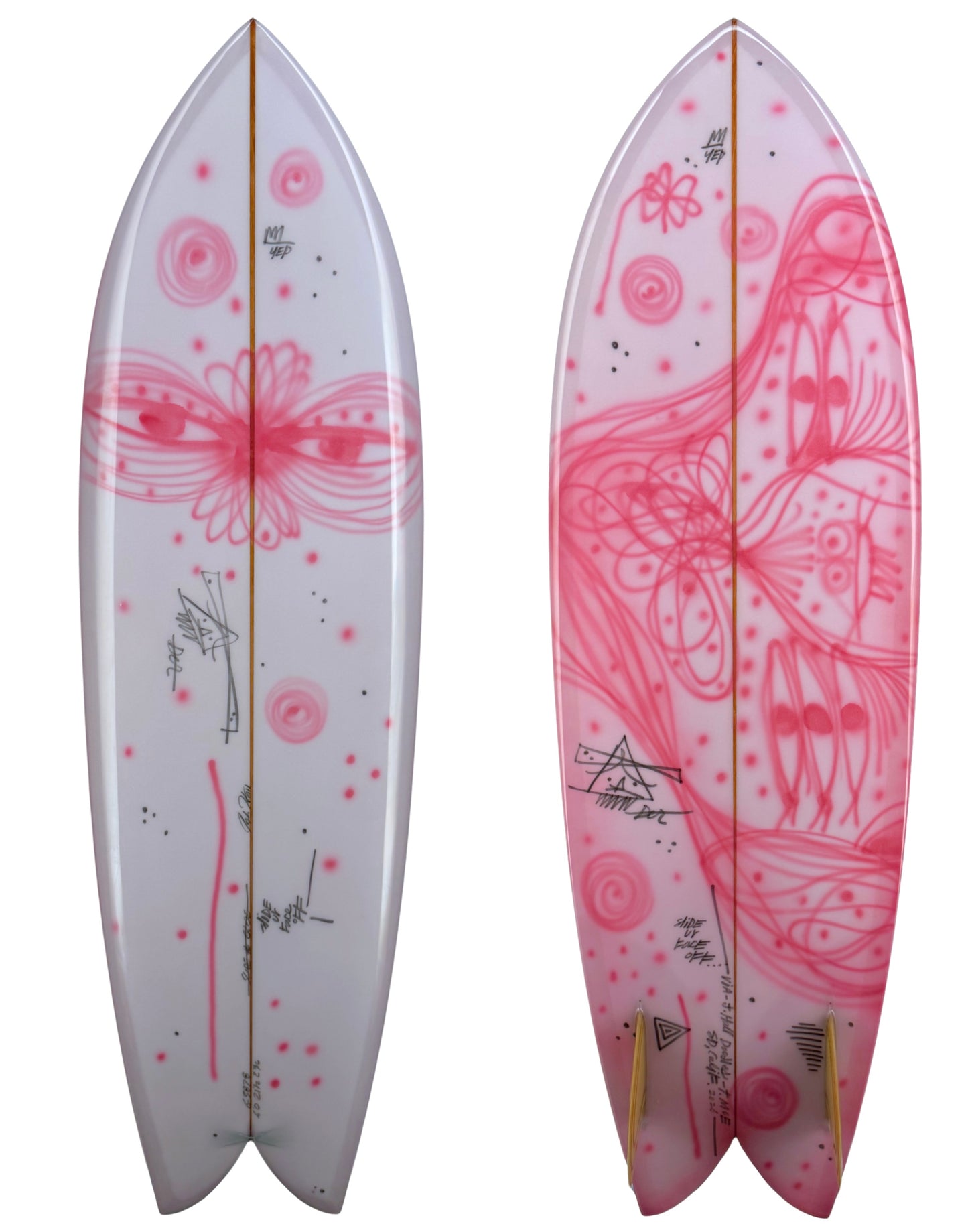 6'0” Gen 2 Keel Fish featuring origina art by Thomas Campbell