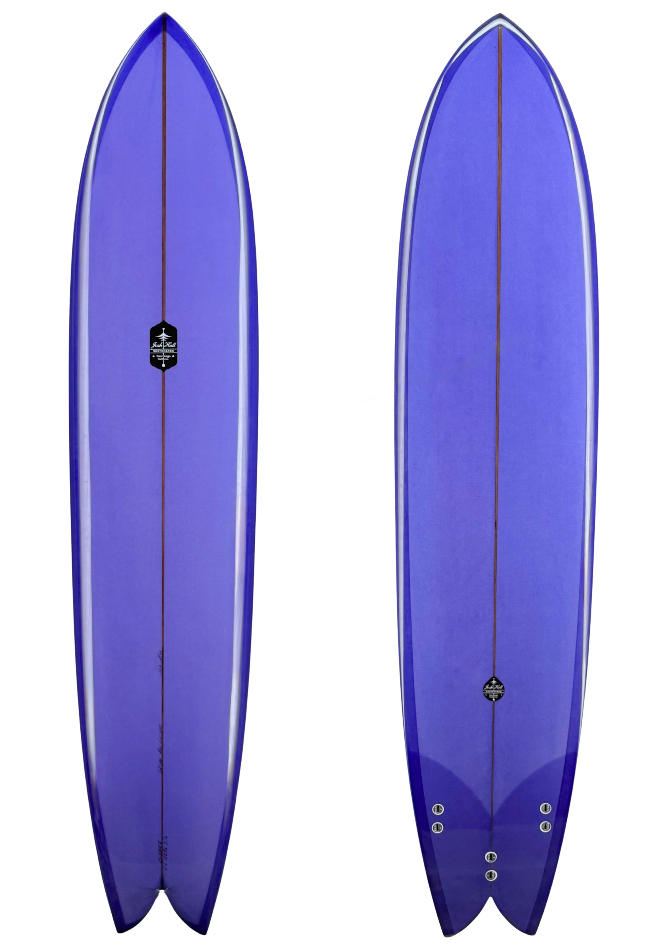 サーフボード ジョシュホール フィッシュ 5.8 中古 5plug FIsh 5.8 Josh Hall Surfboards (ジョシュホール) | サーフ