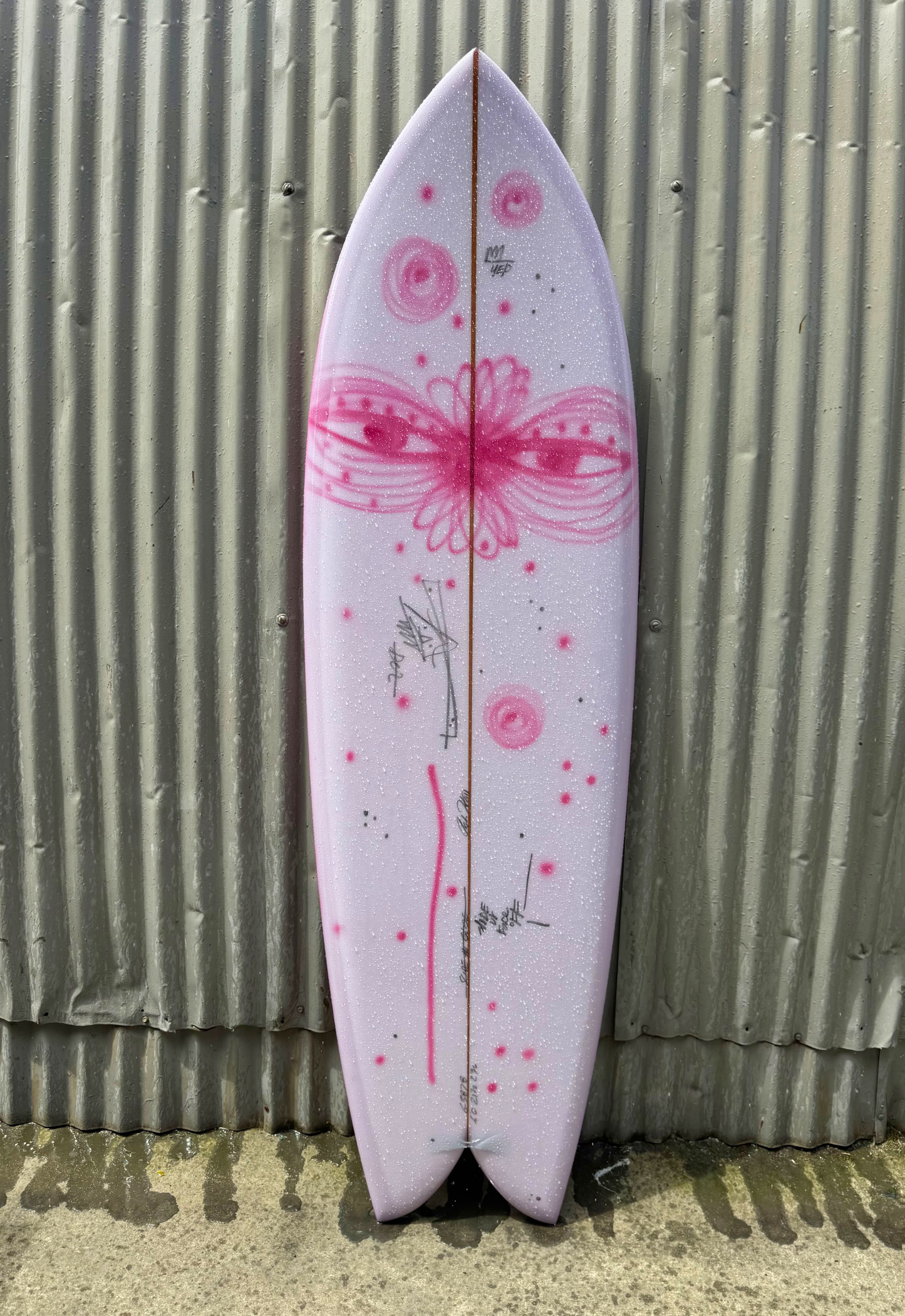 6'0” Gen 2 Keel Fish featuring origina art by Thomas Campbell