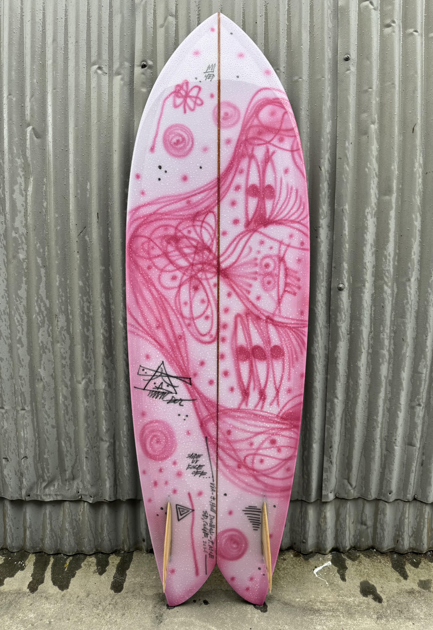 6'0” Gen 2 Keel Fish featuring origina art by Thomas Campbell