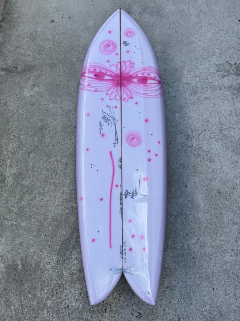 6'0” Gen 2 Keel Fish featuring origina art by Thomas Campbell