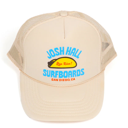 Taco Logo Trucker Hat by Jeff Canham