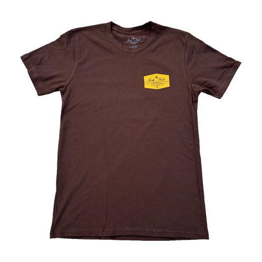 Hex Logo Tee Shirt - Brown